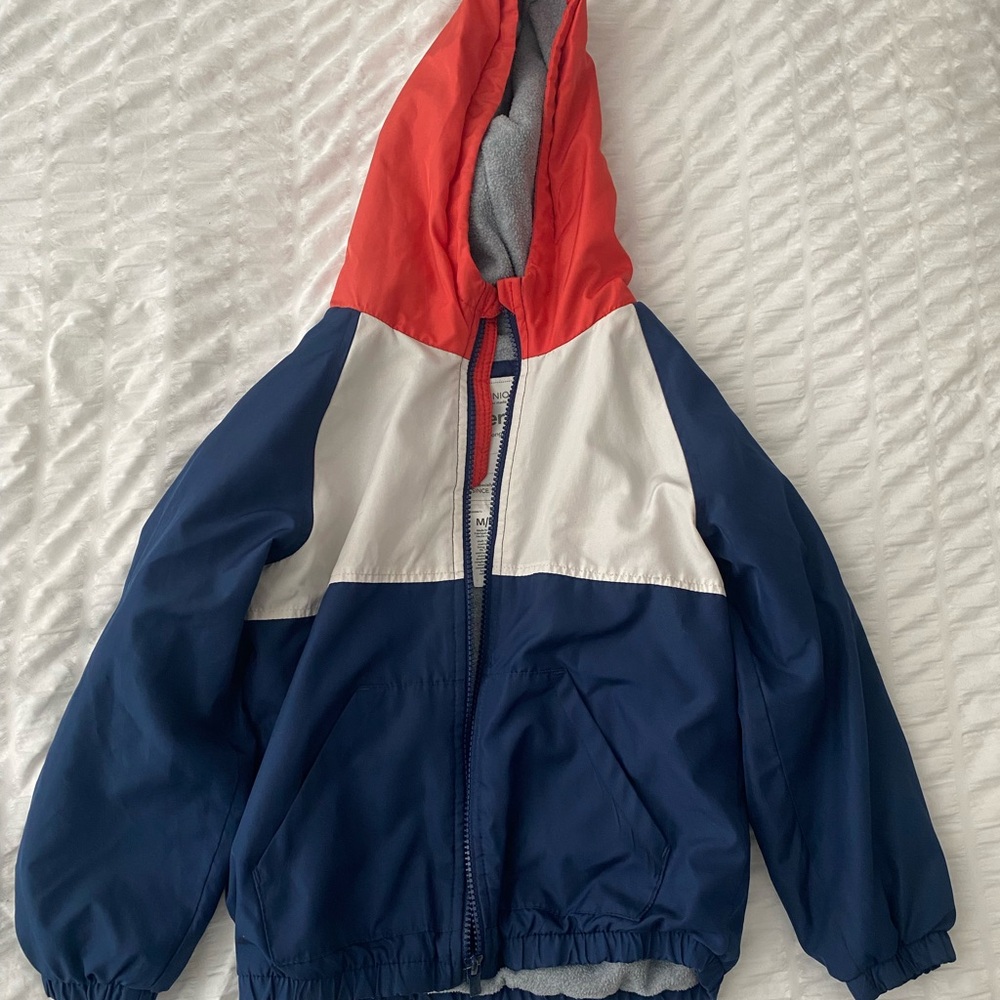 (3/$20) Colorblock Hooded Jacket